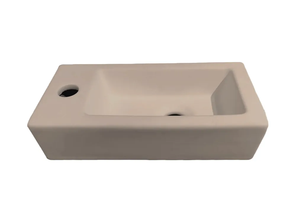 Op = Op Best-design "farnetta" fontein links 37 x 18 x 9 cm mat-khaki