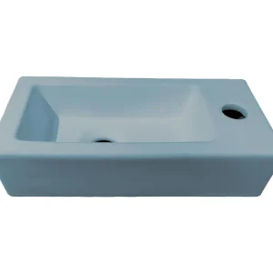 Best-design "farnetta" fontein rechts 37 x 18 x 9 cm mat-lichtblauw Hoge Kwaliteit