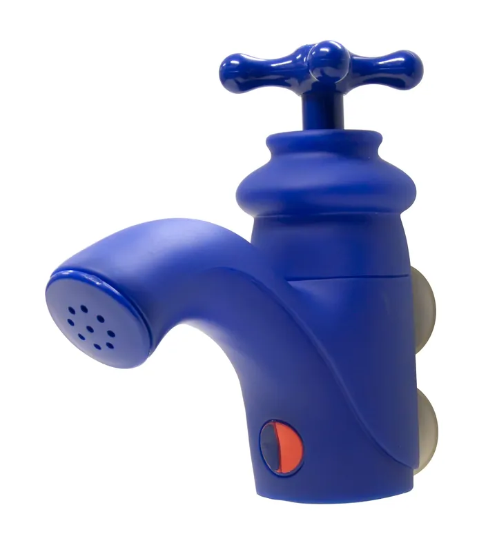 Superprijs Adw douche fm-radiokraan assorti 24 st rood/blauw