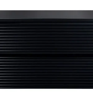 Badmeubel moyex 100cm met horizontale 3D-front zwart Gecertificeerd