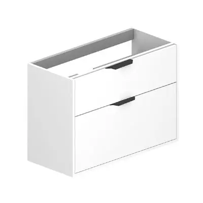 Superprijs Badmeubel triana 80cm wit met 2 laden