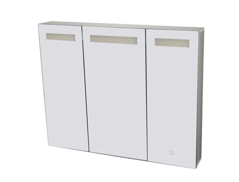 Best-design "aluma" luxe spiegelkast incl. led verlichting 100x80cm Koopje