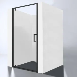 Beperkte Voorraad Best-design "baron-90" nisdeur zwart 88-90x200 cm nano glas 8 mm