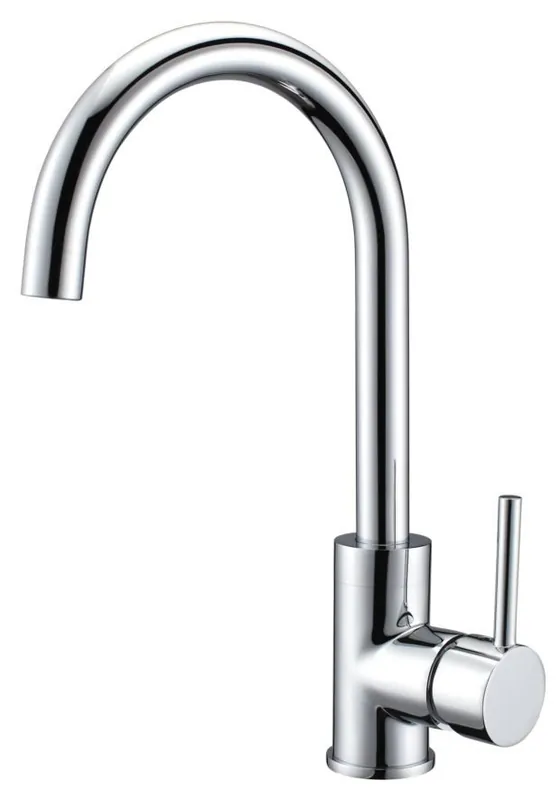 Best-design "chrome-son" keukenmengkraan met drb.uitloop & cold start functie h=34 cm chroom Flitsaanbieding