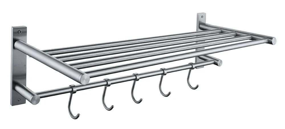 Best-design "clips" wand handdoekrek incl. 5 haakjes chroom Beperkt Aanbod