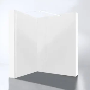 Best-design 'dalis-1200-white' inloopdouche nano 8mm glas mat-wit Gecertificeerd