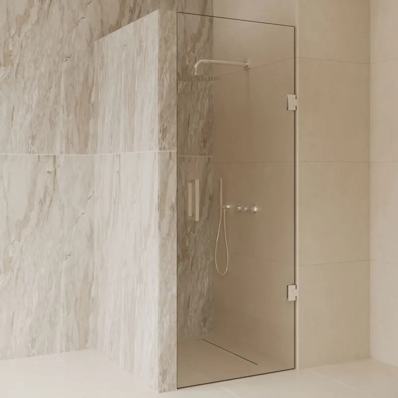 Best-design 'dalis-900-chroom-helder' nisdeur nano 8mm glas Laatste Kans