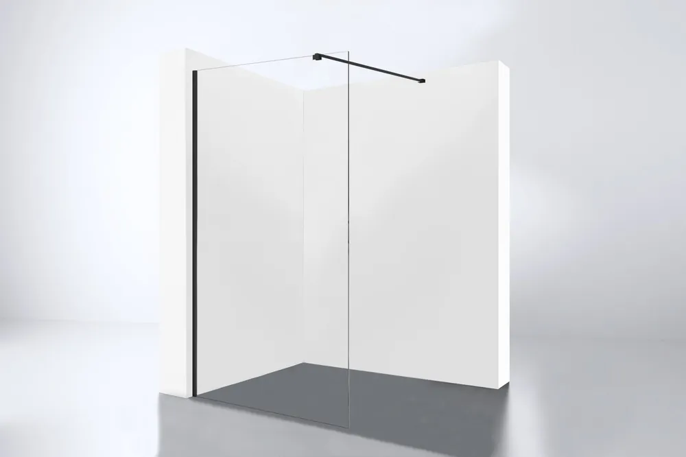 Beperkt Aanbod Best-design 'dalis-900-nero' inloopdouche nano 8mm glas mat-zwart