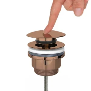 Koopje Best-design "dijon" clic-waste z/overloop 5/4" sunny bronze