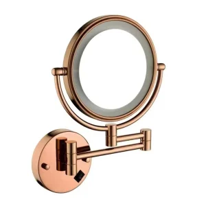 Speciale Aanbieding Best-design "dijon-steiner" wand cosmeticaspiegel incl. led verlichting sunny-bronze