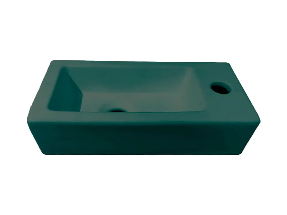 Koopje Best-design "farnetta" fontein rechts 37 x 18 x 9 cm mat-atrovirens