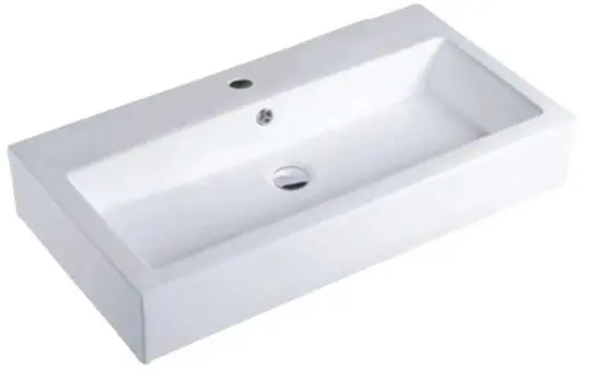 Beperkt Aanbod Best-design "feel" wastafel 80x44x15cm