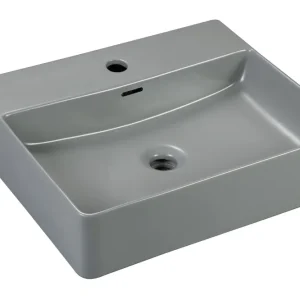 Nieuw Best-design "flaago" wastafel 50,5x42,5x12,5cm mat-grijs