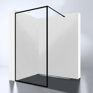 Dagaanbieding Best-design "for-you 1200" zwart inloopdouche walk-in 1200x2000x8mm