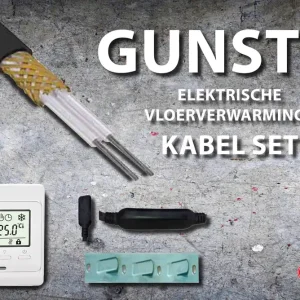 Betrouwbaar Best-design "gunstig" vloerverwarmings kabel set 17,2 mtr 340 watt