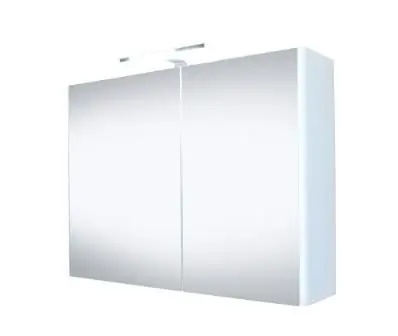Uitverkoop Best-design "happy" mdf spiegelkast + verlichting 100x60cm