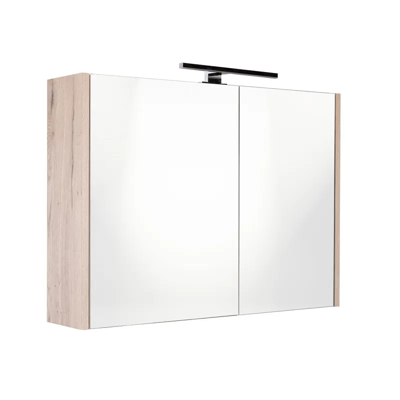 Best-design "happy-halifax" mdf spiegelkast + verlichting 80x60cm Finale Uitverkoop