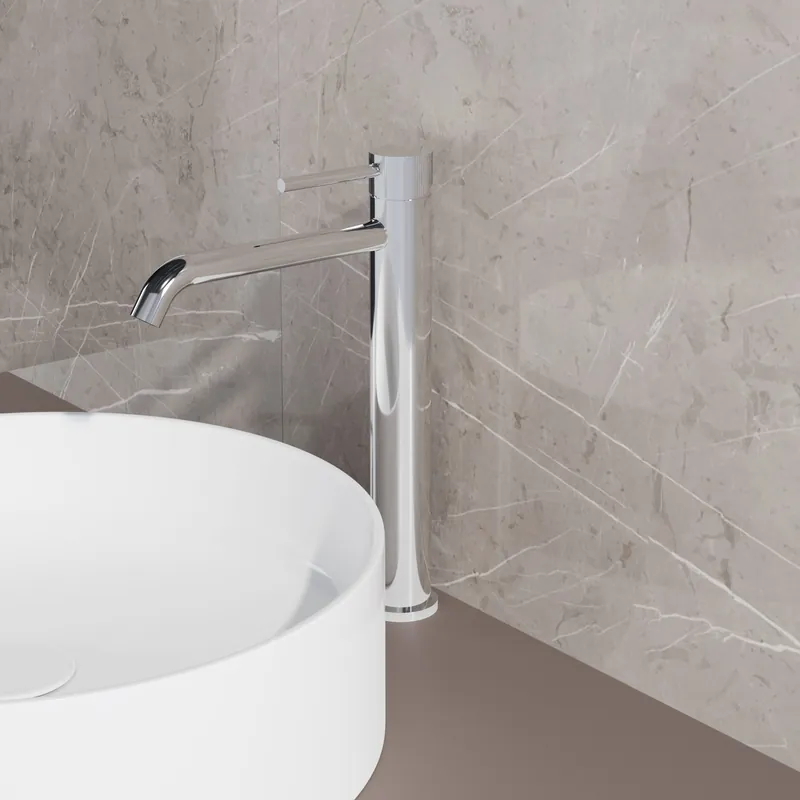 Merkproduct Best-design "high-end chrome" rvs-304 hoge-wastafelmengkraan chroom