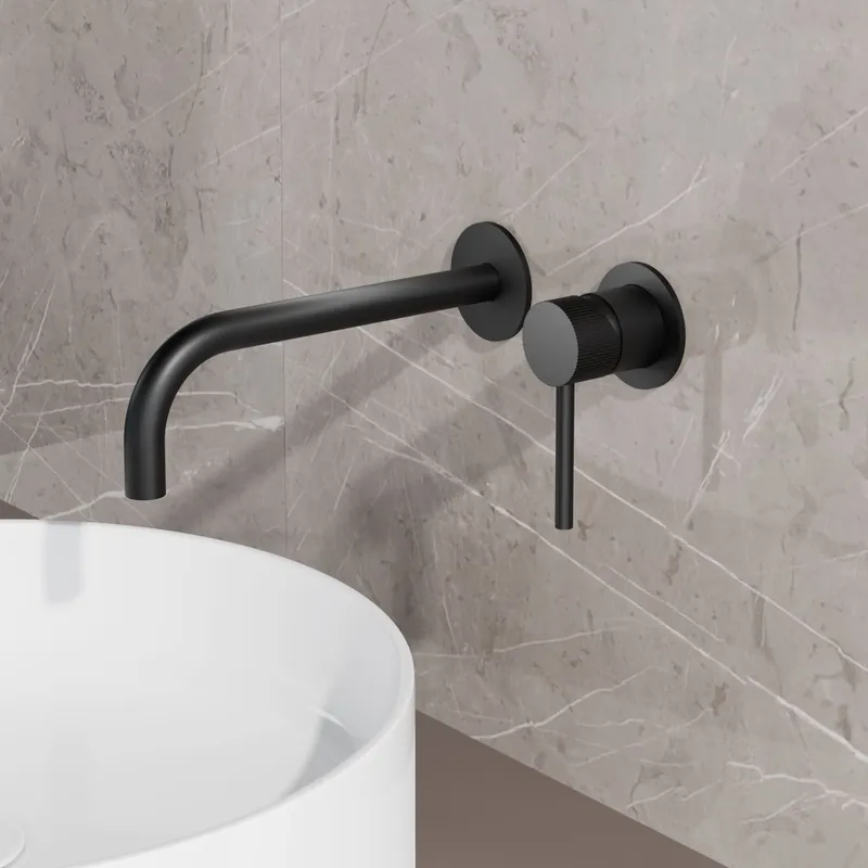 Best-design "high-end nero" rvs-304 inbouw-wandmengkraan inclusief inbouwbox mat-zwart Favoriet