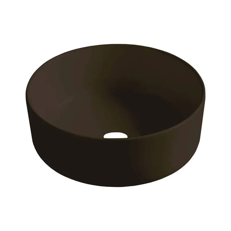 Best-design "luzz" opbouw-waskom diameter =40cm x h=12cm mat-donkerbruin Dagaanbieding