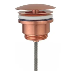 Rechtstreeks Van De Fabrikant Best-design "lyon" low fontein afvoer plug 5/4" rosé-mat-goud