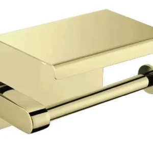 Best-design "nancy" "phone" toiletrolhouder mat-goud Direct Verzonden