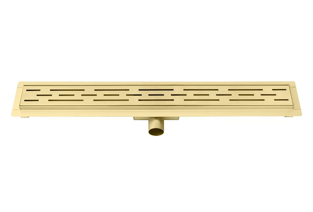 Voordeelprijs Best-design "nancy" douchegoot met flens 70 cm mat-goud