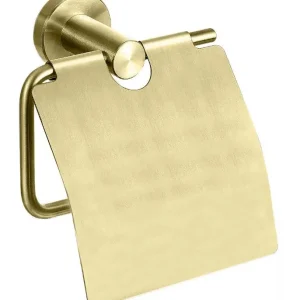 Rechtstreeks Van De Fabrikant Best-design "nancy" toiletrolhouder met klep mat-goud