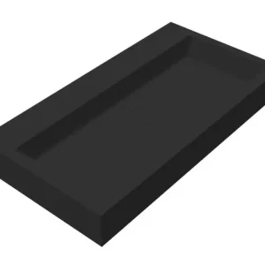 Exclusieve Aanbieding Best-design "nero-opera-80" wastafel "just-solid" 80x42x10cm zwart