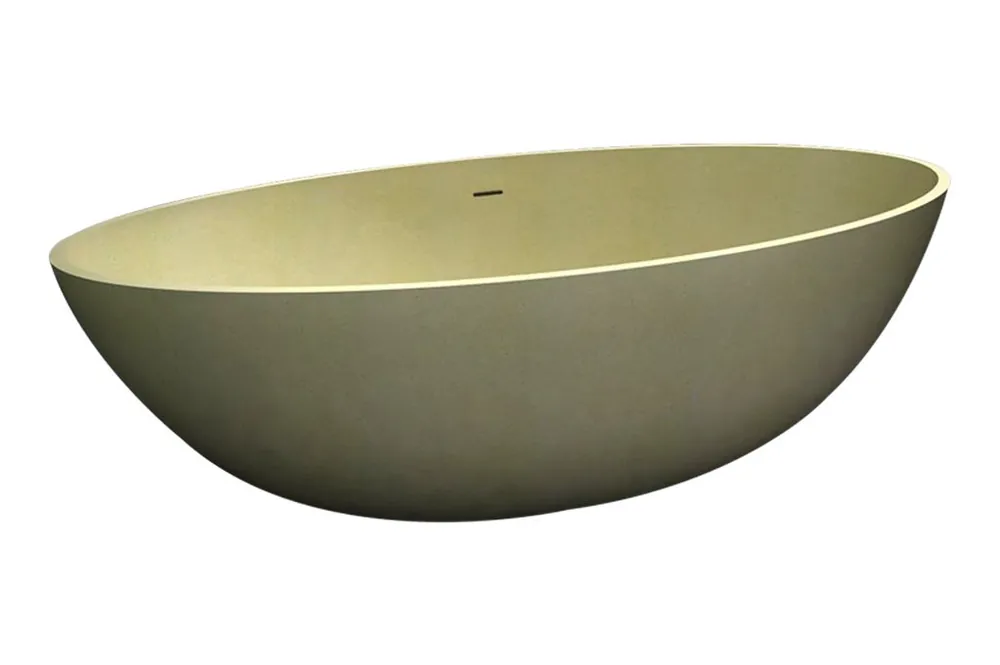 Best-design "new-stone" vrijstaand bad "just-solid" 180x85x52cm Fabrieksprijs