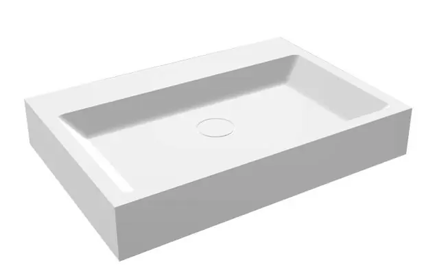 Best-design "opera-60" wastafel "just-solid" 60x42x10cm Hoge Kwaliteit