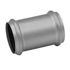 Fabrieksprijs Best-design "ore" sok (koppelstuk) 32mm rvs-geborsteld