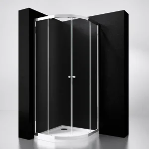 Best-design "project" 1/4 ronde douchecabine 90x90x190cm glas 5mm Rechtstreeks Van De Fabrikant