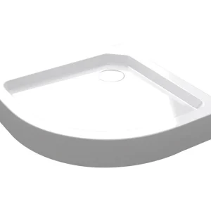 Gecertificeerd Best-design "project" opbouwdouchebak 1/4 rond 90x90x14 cm r=550