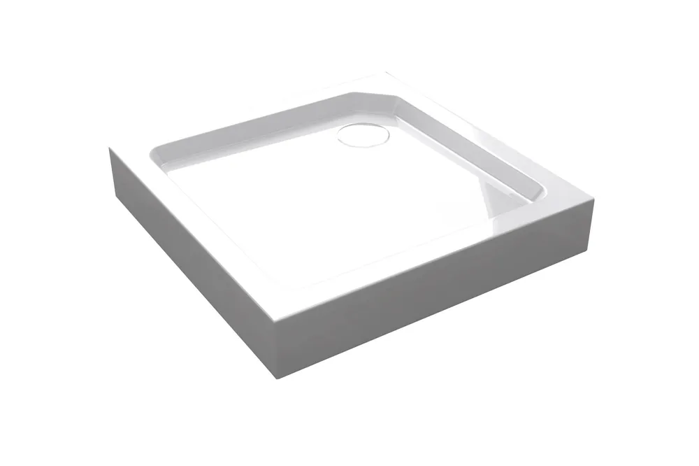 Best-design "project" opbouwdouchebak vierkant 80x80x14 cm Goedkoop