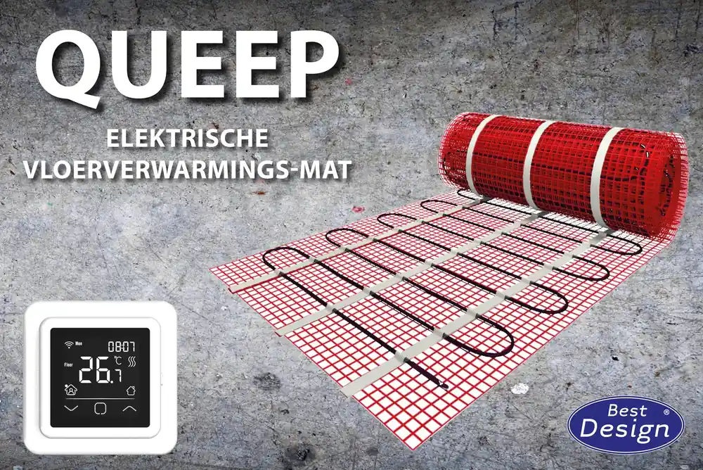 Exclusieve Aanbieding Best-design "queep" elektrische vloerverwarmings-mat 4,5 m2