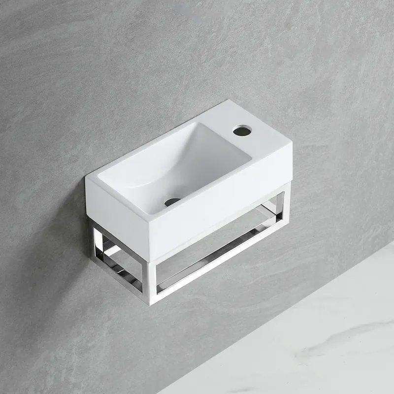 Best-design "r-line chrome" fontein l&r met kraangat inclusief chroom frame Shop Nu