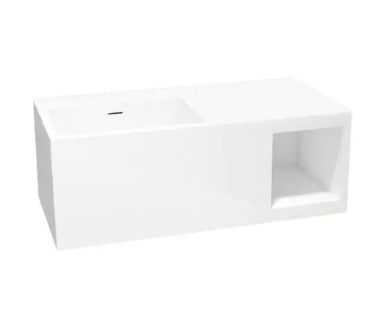 Hete Deal Best-design "serena" wastafel "just-solid" 95x45x35cm