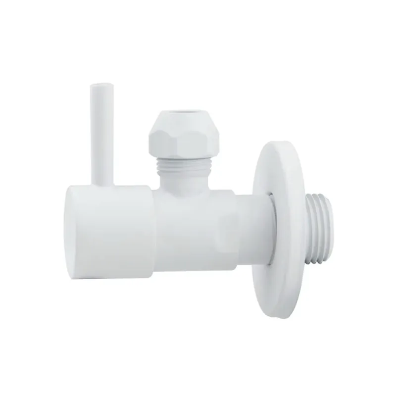 Best-design "white-solara" hoekstopkraan 1/2" x 3/8" (10 mm knel) mat-wit Uitverkoop