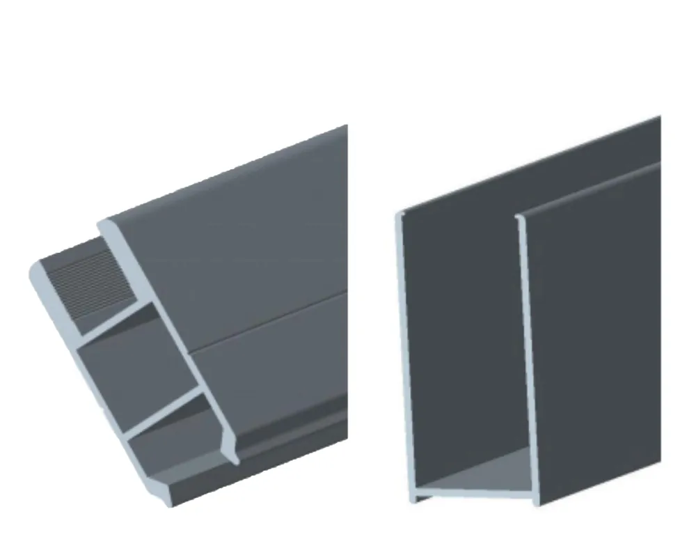 Fabrieksprijs Best-design aluminium muurprofiel voor "erico" inloopdouche