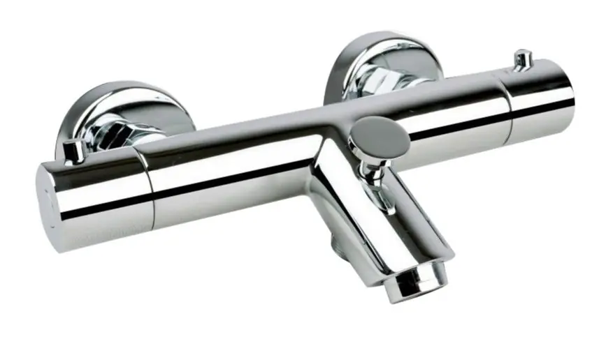 Shop Nu Best-design chrome "heavy" badthermostaat (opbouw)