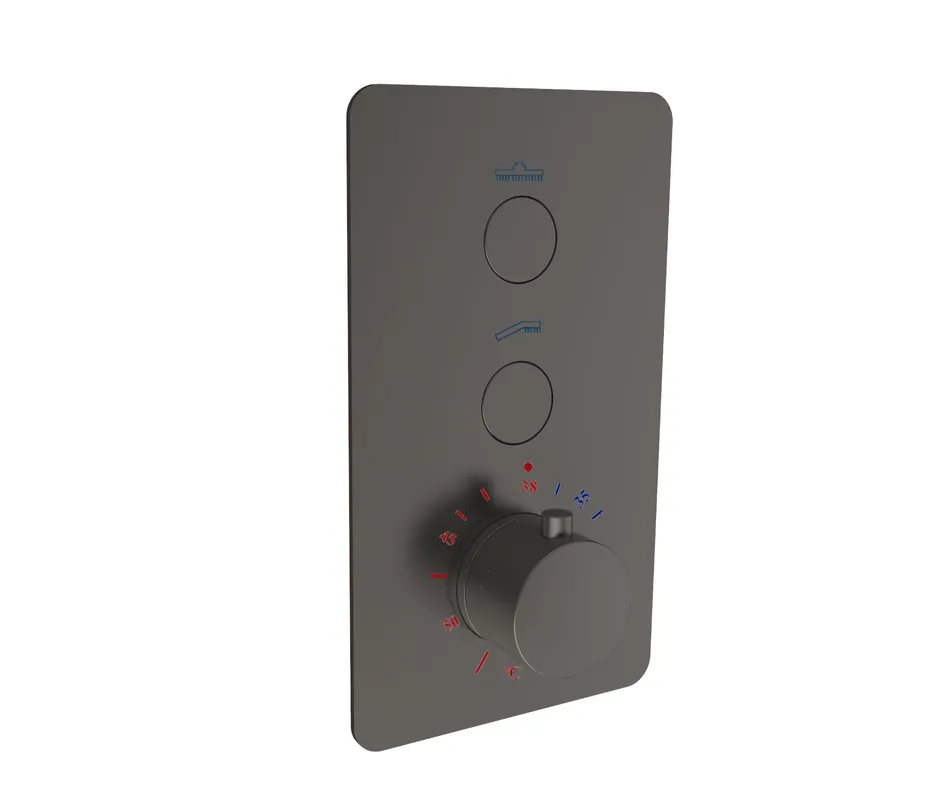 Best-design frontplaat zonder temperatuurknop tbv. "clic-moya" Op = Op
