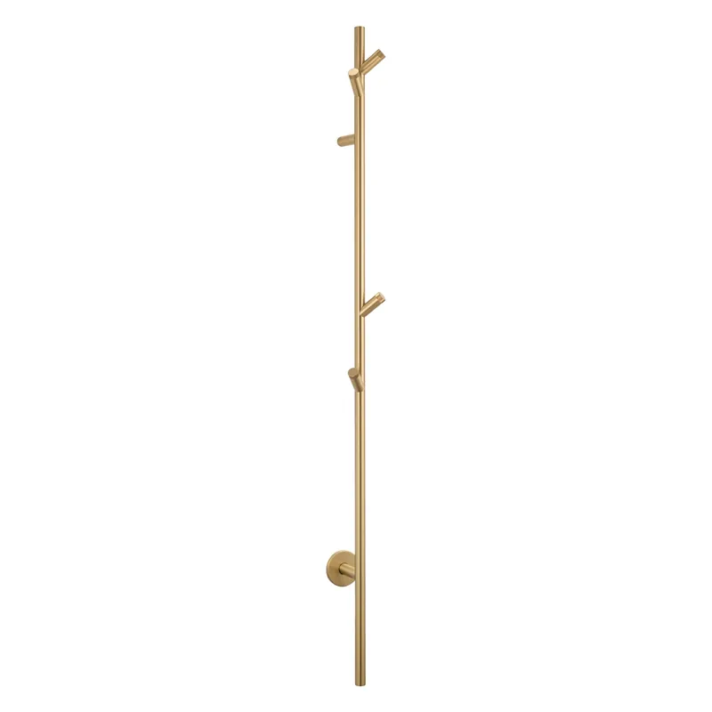 Best-design high-end nancy "bavel" elektrische staaf handdoek radiator 1500 mm 38w mat-goud Shop Nu