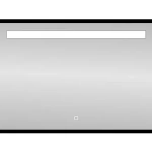 Superprijs Best-design nero "black-miracle" led spiegel b=100cm x h=80cm mat-zwart