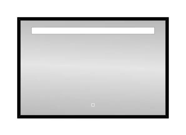 Superprijs Best-design nero "black-miracle" led spiegel b=100cm x h=80cm mat-zwart