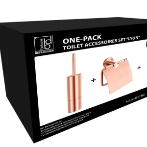 Best-design one-pack toilet accessoires set "lyon" Snelle Levering