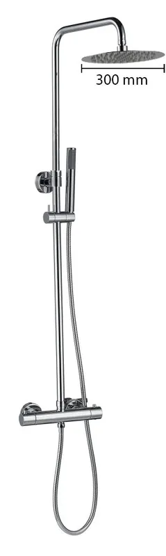 Best-design "paris-300" thermostatische regendouche-opbouwset Beste Prijs