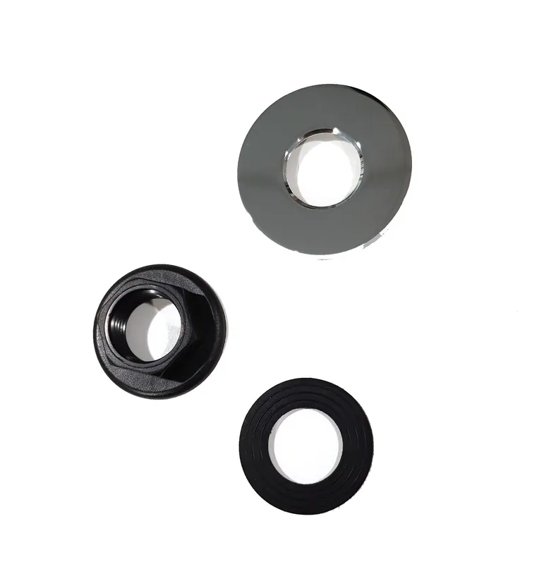 Tijdelijk Beschikbaar Best-design rozet + wartel 1/2" tbv. fonteinkraan chroom