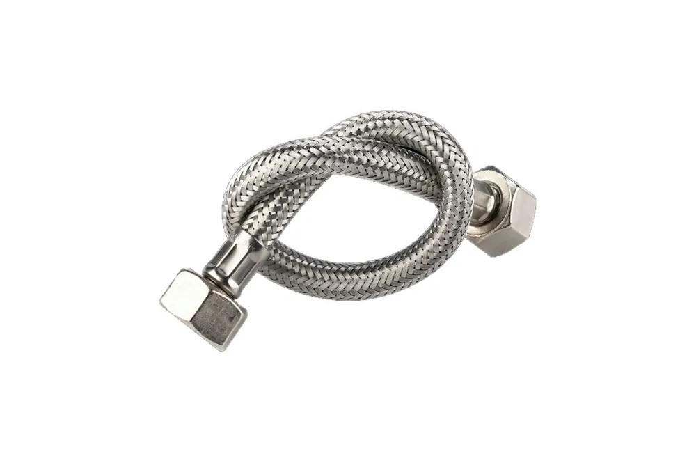 Veilige Betaling Best-design rvs flexibel aansluitslangslang 50cm 1/2"x1/2"