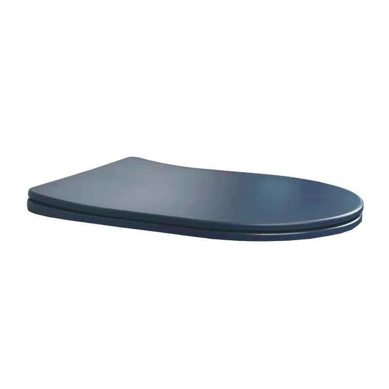 Beperkt Aanbod Best-design toiletzitting soft-closing "morrano-49" mat-donkerblauw ter vervanging